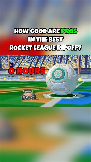 How Good are Pros in the BEST Rocket League Ripoff?