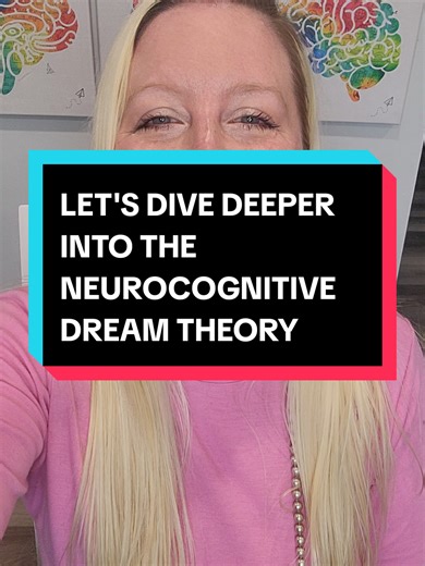 Let's dive deeper into the neurocognitive dream theory! #psychology #psychologyfacts #brain #sleep #sleep