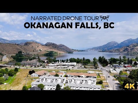 🍇 Okanagan Falls, British Columbia 🌊 4K Drone