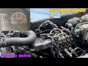 Isuzu Elf 4HL1 Low power How to Solve Very Easy