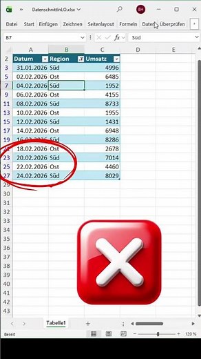 Hör auf zu filtern! Nutze lieber den Datenschnitt in Excel 🔥