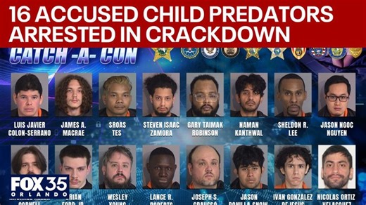 16 alleged child predators arrested in multi-agency sting operation | Haystack News