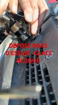 comment débloquer un bras d'essuie-glace? #automobile #tutorial #outillage