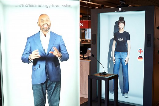 First Look at Holoconnects’ Holobox, an AI-Powered Hologram