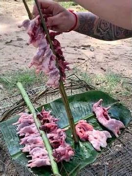 Caught a lot of mice for roasting for lunch this afternoon.##055