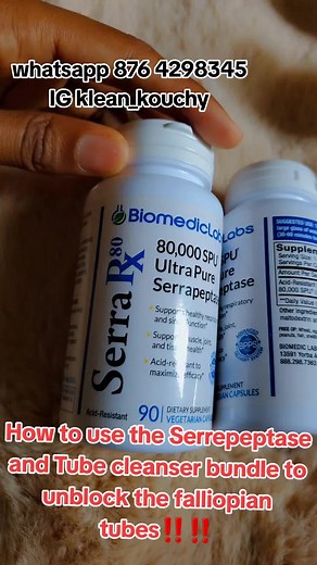 Using Serrapeptase and Tube Cleanser for Fallopian Tube Health