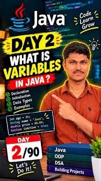 🔥 Day 2: What is a Variable in Java? 💻 | Java Tutorial for Beginners 🚀