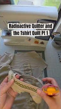 Hey! I figured I can show you how I make T shirt quilts. #quilting #tshirtquilt #sewing