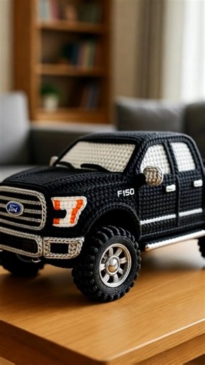 Crochet Pickup Truck Transformation! 🔥🧶 #CrochetLife #FiberArt #CraftingVideo #YarnCreation #CuteCrochet #MakerReels #CraftTok | Creative Ideas