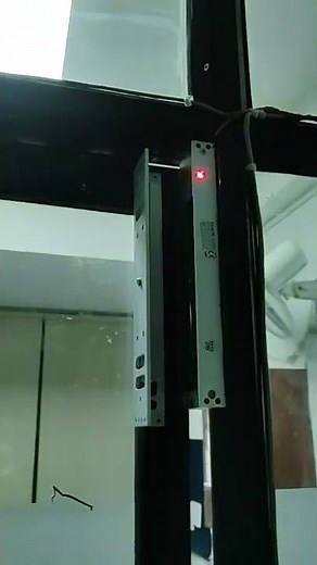 Sliding Gate EM Lock Installation With Access Control Card and password operated machine