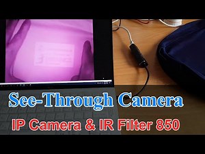 See Through Camera - IR Filter Experiment (투시카메라 - IR필터실험)