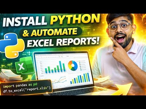 How to Install Python in Windows & Automate Reports 🤯 Step-by-Step#PythonTutorial#PythonAutomation