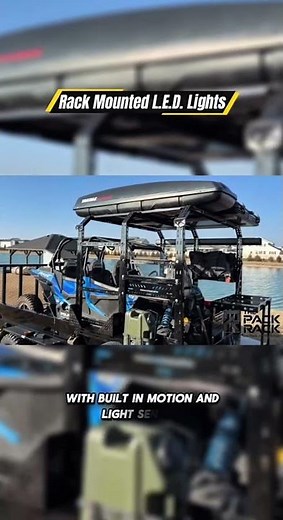 No Wiring Required – PackRack LED Lights Mount in Minutes 🛻 #TrailerSetup #DIY