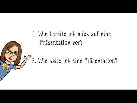 Präsentation - Vorbereitung und Präsentation halten (in der Grundschule)