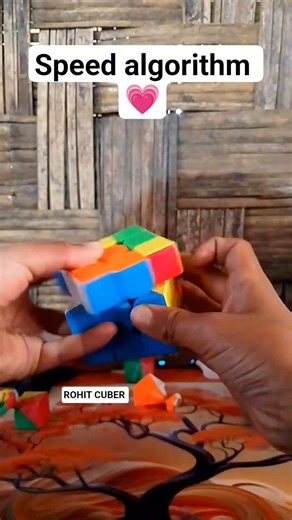 Guys Speed algorithm cube 3x3 try now 💪💯