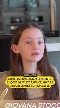 Families obtain free glucose sensor for children and adolescents with diabetes.