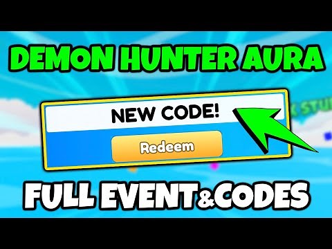 DEMON HUNTER AURA Update - Full Event and Codes Guide [KAYAK RACING] Roblox
