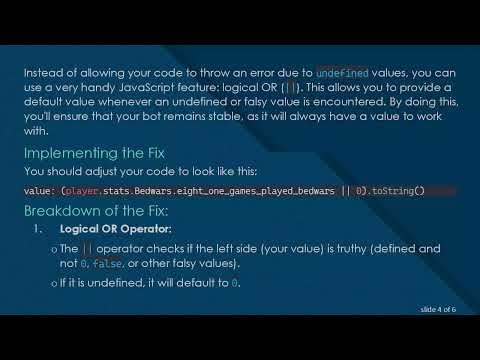 How to Loop Through All Fields in a Discord Embed with Discord.js to Avoid Errors