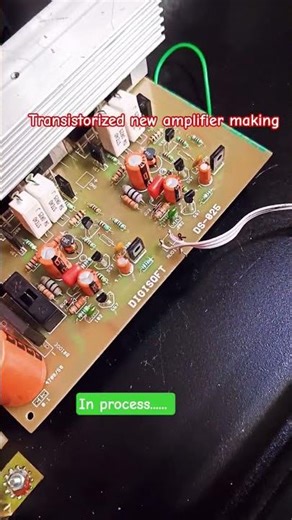Transistorized new amplifier making #transistoramplifier #amplifier #amplifiermaking #howtomake