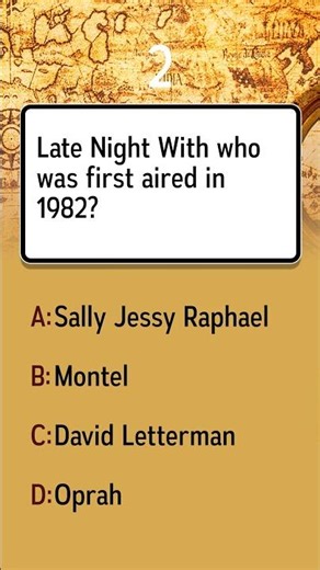 Who first aired Late Night in 1982?