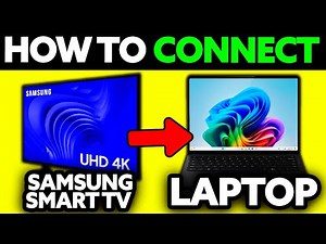How To Connect SAMSUNG Smart TV With Laptop (2025) - Step by Step