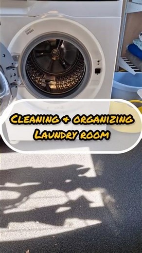 Laundry Room Deep Clean & Organization #laundry #organization #cleanup #asmr