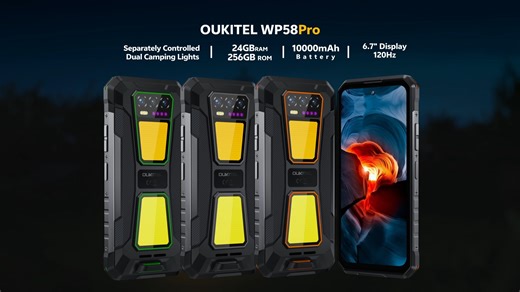Built with exceptional durability, advanced technology, and a refined design, the OUKITEL WP58 Pro redefines what it means to be both rugged and intelligent. Which light mode would you use first — bright camping or ambient glow? Add to cart: https://oukitel.store/products/oukitel-wp58-pro-5g-rugged-phone?variant=51109815615782 #OUKITEL #wp58pro #DualLight #trendingreel #globallaunch | Oukitel