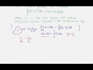 Calculus III - Problem of the day - 78 - Introducing Green's Theorem