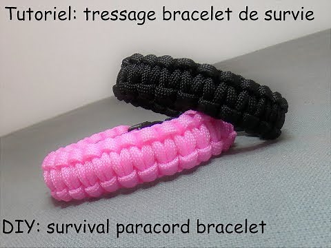 Tutoriel: tressage bracelet de survie (DIY: survival paracord bracelet)