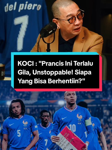 EMANG ADA YANG BISA NGENTIIN PRANCIS?🧐🇨🇵 Coach Justin secara terang-terangan sebut kalau Prancis di Piala Dunia kali ini levelnya udah beda banget dan unstoppable. Bahkan tim sekelas Argentina pun dinilai bakal kesulitan! Gimana menurut kalian, emang bener Prancis udah gak ada lawan, atau Argentina-nya Messi yang bakal kasih kejutan? Coba coret-coret di kolom komentar bawah! 👇💬 #mbappe #messi #france #pialadunia2026 #coachjustin