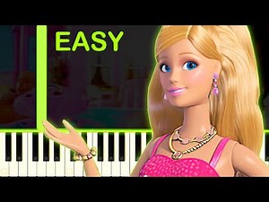 Aqua - Barbie Girl - EASY Piano Tutorial