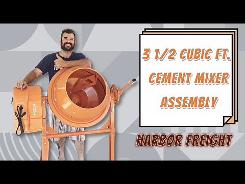 Harbor Freight Cement Mixer Assembly Guide