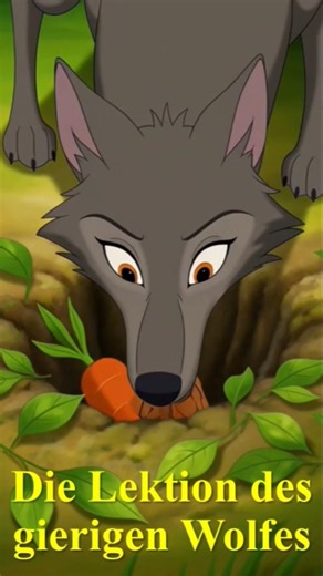 🐺💰 The Lesson of the Greedy Wolf 🐘 | Wild Emora DE #shorts #wildemorade
