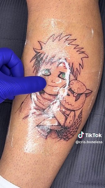 Gaara Tattoo ASMR by @cris.bxneless