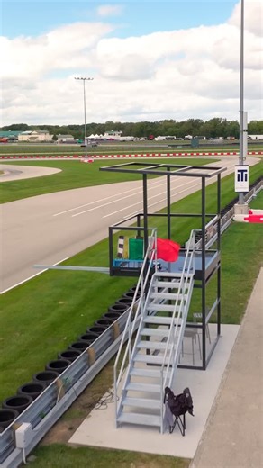 New tram lines and start stand over at the kart track for tomorrows member night race! Afterwards, don't miss the bonfire camp out! The old start stand should make for great firewood! #onlyatautobahn #fyp #racing #racetrack #karting | Autobahn Country Club