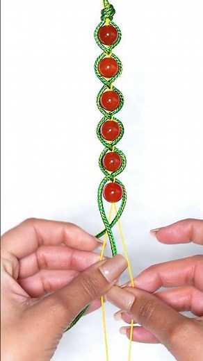 Step by Step Beaded Bracelet Making At Home #DIY #jewellery