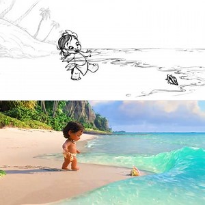 Moana 2D - 3D Animation | The Art of Animation