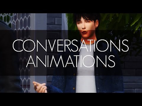 CONVERSATION ANIMATION PACK (UPDATE 0.5) | Sims 4 Animation (Download)