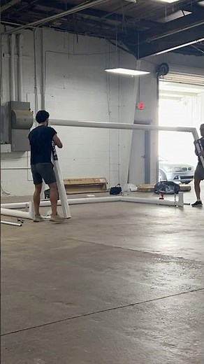 Making an Indoor Soccer Field ⚽️🚧