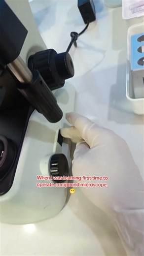 How to operate compound microscope