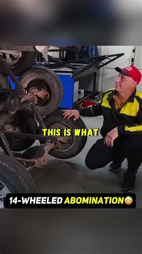 We turn a tiny Lada into a14-wheeled monster