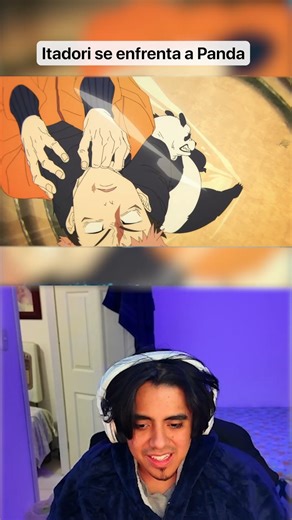 Jaime Ortega on Instagram: "Jujutsu Kaisen reacción / Itadori se enfrenta a Panda / 3x5 #jujutsukaisen #anime #itadori #animefyp #animereaction"