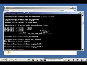 Batch 47 Working with Folders