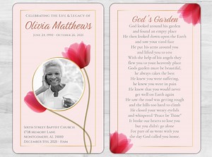 4x6 Memorial Card - 2078 - DisciplePress - Memorial & Funeral Printing