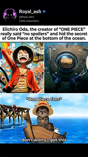 Oda Said “No Spoilers”… So He Hid It Under the Ocean 💀🌊#anime #onepiece #memes