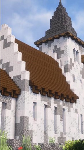 check out our new church, tutorial out now! #minecraft #ideas #church #tutorial #shorts #build