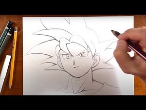 How to Draw Goku Ultra Instinct