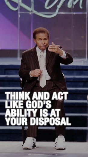 Are you talking like God is with you or like you are by yourself? You are supposed to think and act like God's ability is at your disposal. #LetThemHaveDominion #LWCCOnline | Dr. Bill Winston