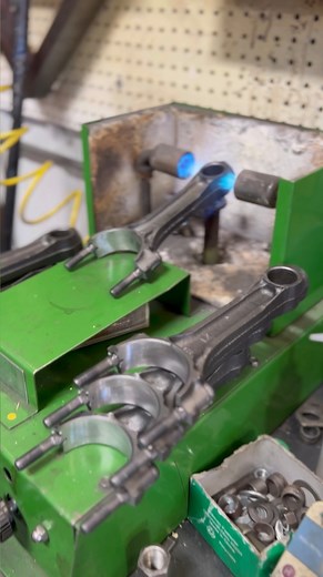 Let's make these 258 AMC connecting rods new again for our customer's 1980's Jeep! 😎 #engine #engines #machining #machineshop #enginemachining #enginemachineshop #repair #repairs #rebuild #enginerepair #enginerebuild #car #cars #carrepair #carrebuild #jeep #AMC #amc258 #connectingrod #rods #pistons #pressfit #business #smallbusiness #familybusiness #coloradobusiness #work #workhard #hustle #jamsionline | JAMSI Online