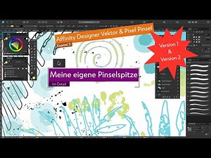 Affinity Designer Vektor Pinsel - Kapitel 3 - Meine eigene Pinselspitze entwerfen.